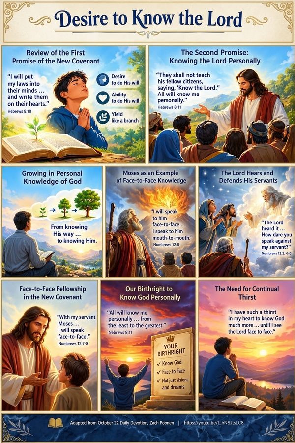 Desire to know the Lord